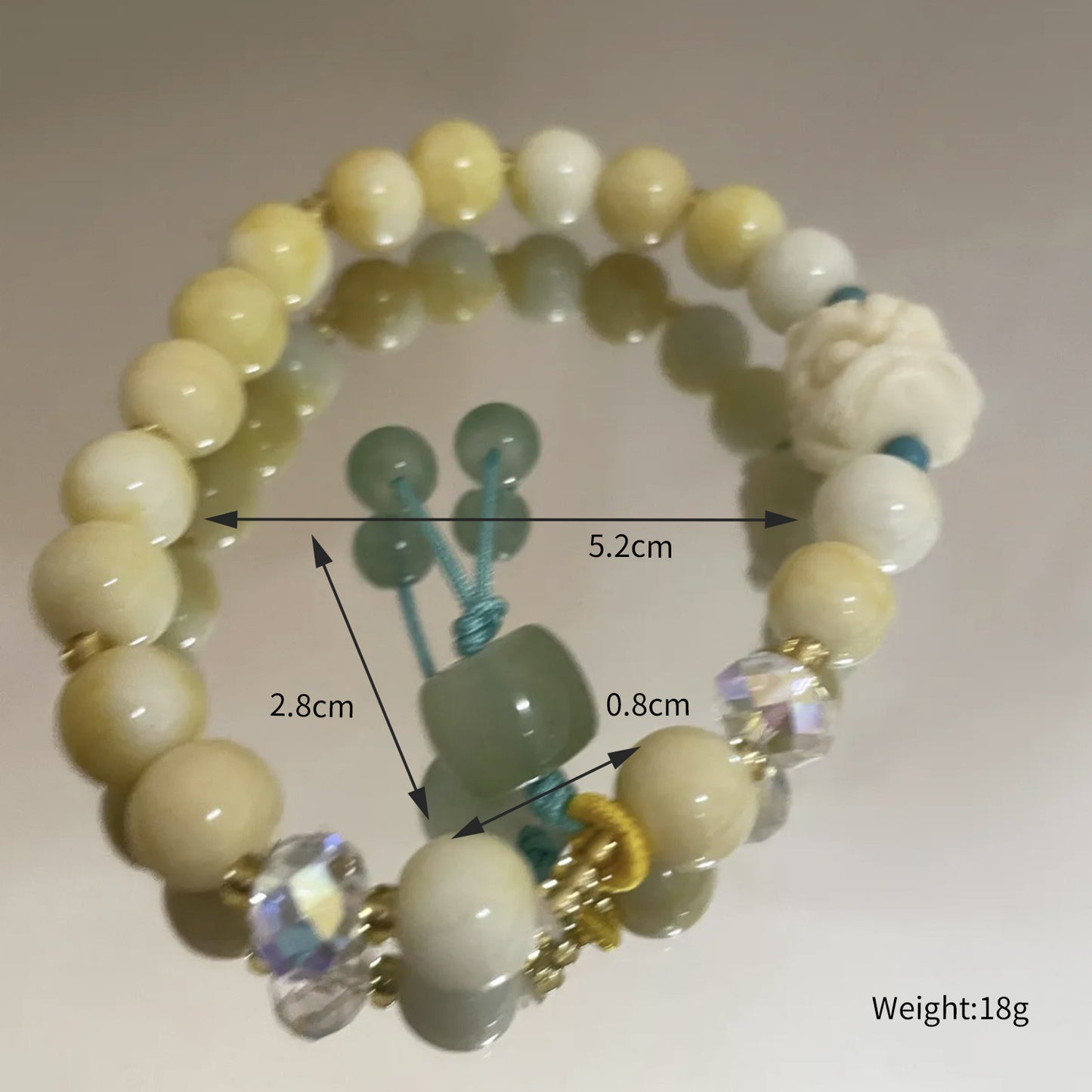 Antique Beaded Bracelet High-Grade Natural Stone Dopamine Bracelet