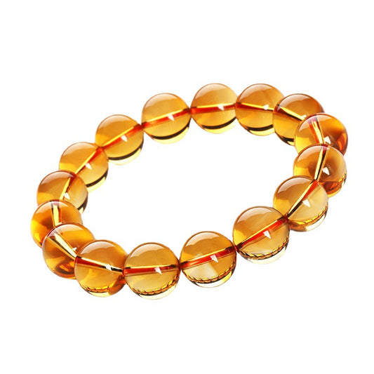 Citrine Ball Bracelet-Fortune-Wealth