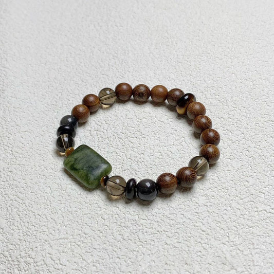 Lucky Pendant · Zen flow nature Retro Style Bracelet