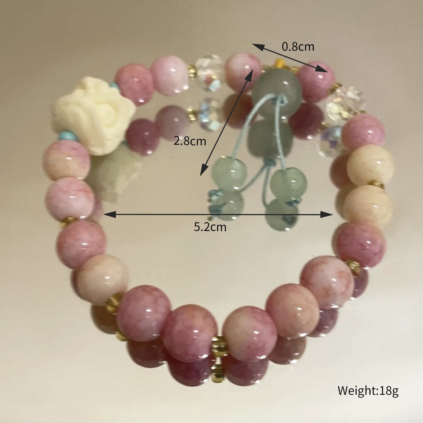 Antique Beaded Bracelet High-Grade Natural Stone Dopamine Bracelet